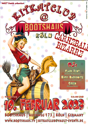 Plakat Bootshaus Februar 2023